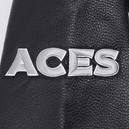 Retro Las Vegas Aces Classics Rib Varsity Jacket Retro Las Vegas Aces Classics Rib Varsity Jacket