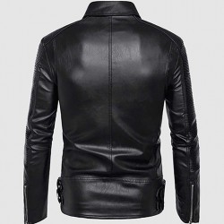 Retro Motorcycle Leather Jacket