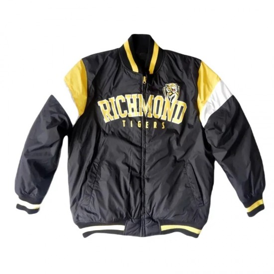 Richmond Tigers Striped Black Jacket Richmond Tigers Striped Black Jacket