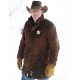 Robert Taylor Sheriff Longmire Suede Coat