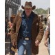 Robert Taylor Sheriff Longmire Suede Coat