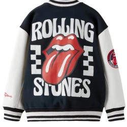 Rolling Stones Wool Bomber Jacket Rolling Stones Wool Bomber Jacket
