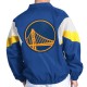Royal Full-Zip Golden State Warriors Yard Line Jacket