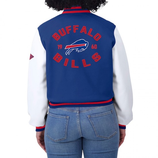 Royal/White Buffalo Bills Varsity Full-Zip Jacket Royal/White Buffalo Bills Varsity Full-Zip Jacket