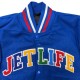 Royal/White Jet Life Varsity Jacket