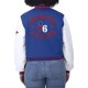 Royal/White Philadelphia 76ers Varsity Full-Zip Jacket