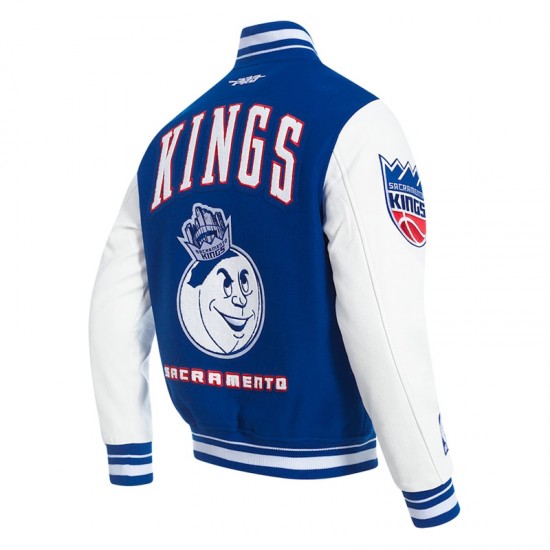Sacramento Kings 2024/25 City Edition Chenille Blue Varsity Jacket