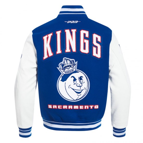 Sacramento Kings 2024/25 City Edition Chenille Blue Varsity Jacket