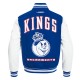 Sacramento Kings 2024/25 City Edition Chenille Blue Varsity Jacket