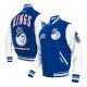 Sacramento Kings 2024/25 City Edition Chenille Blue Varsity Jacket