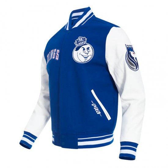 Sacramento Kings 2024/25 City Edition Chenille Blue Varsity Jacket
