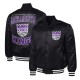 Sacramento Kings Adaptive Bold Logo Varsity Satin Jacket
