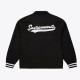 Sacramento Kings Oversweep Black Varsity Wool Jacket Sacramento Kings Oversweep Black Varsity Wool Jacket