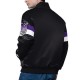Sacramento Kings Triple Option Varsity Satin Jacket