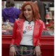 Salena Qureshi Monster High 2 Red Leather Jacket