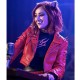 Salena Qureshi Monster High 2 Red Leather Jacket