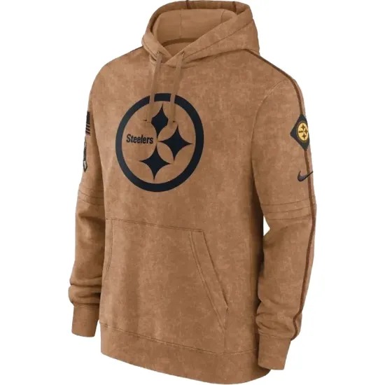Salute to Service Steelers Brown Hoodie Salute to Service Steelers Brown Hoodie