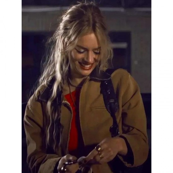 Samara Weaving Eenie Meanie Cotton Jacket Samara Weaving Eenie Meanie Cotton Jacket