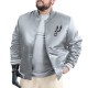 San Antonio Spurs Adaptive Bold Logo Varsity Satin Jacket