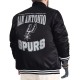 San Antonio Spurs Adaptive Bold Logo Varsity Satin Jacket