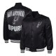 San Antonio Spurs Adaptive Bold Logo Varsity Satin Jacket