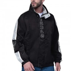 San Antonio Spurs Freestyle Black Lightweight Full-Zip Jacket