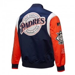 San Diego Padres Cooperstown Team Origins Satin Jacket San Diego Padres Cooperstown Team Origins Satin Jacket