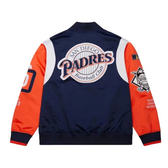 San Diego Padres Cooperstown Team Origins Satin Jacket