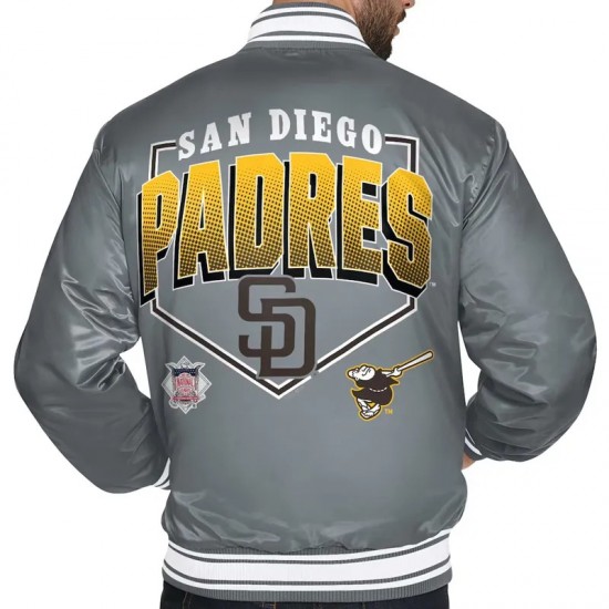 San Diego Padres Home Plate Printed Graphic Jacket San Diego Padres Home Plate Printed Graphic Jacket