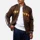San Diego Padres Logo Game Day Brown Jacket San Diego Padres Logo Game Day Brown Jacket