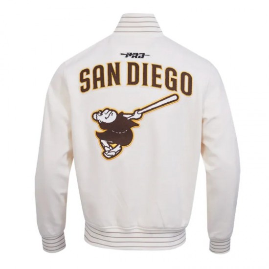San Diego Padres Logo Game Day Eggshell Jacket