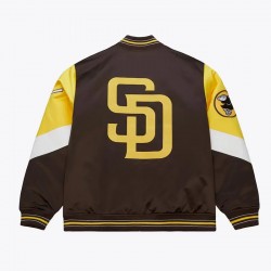 San Diego Padres Throw It Back Heavyweight Satin Jacket