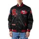 San Francisco 49ers Best of Classic Rib Satin Jacket San Francisco 49ers Best of Classic Rib Satin Jacket