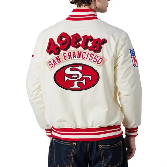 San Francisco 49ers Best of Classic Rib Satin Jacket