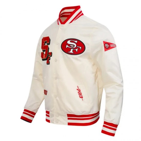 San Francisco 49ers Best of Classic Rib Satin Jacket