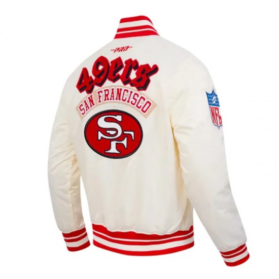 San Francisco 49ers Best of Classic Rib Satin Jacket