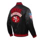 San Francisco 49ers Best of Classic Rib Satin Jacket San Francisco 49ers Best of Classic Rib Satin Jacket