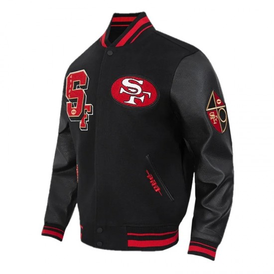 San Francisco 49ers Best of Classic Rib Varsity Jacket