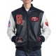 San Francisco 49ers Best Of Men's Leather Varsity Jacket