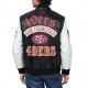 San Francisco 49ers Best Of Men's Leather Varsity Jacket