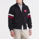 San Francisco 49ers Black Striped Fleece Jacket
