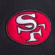 San Francisco 49ers Black Striped Fleece Jacket