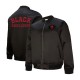 San Francisco 49ers Excellence Black Full-Zip Satin Jacket San Francisco 49ers Excellence Black Full-Zip Satin Jacket