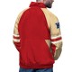 San Francisco 49ers Prospect Scarlet Half-Zip Pullover Jacket