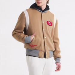 San Francisco 49ers Teddy Varsity Wool Jacket
