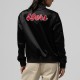 San Francisco 49ers Throwback Graphics Black Satin Jacket Unisex