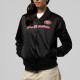 San Francisco 49ers Throwback Graphics Black Satin Jacket Unisex