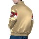 San Francisco 49ers Triple Option Varsity Satin Jacket