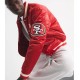 San Francisco 49ers Varsity Bomber Red Satin Jacket San Francisco 49ers Varsity Bomber Red Satin Jacket