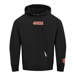 San Francisco 49ers Wingspan Men's Drop Shoulder Fleece Pullover Hoodie